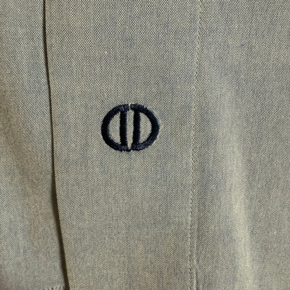 David Donahue Dress Shirt Men Size 16.5 32 / 33 Blue Long Sleeve 100% Cotton GUC - Picture 3 of 11